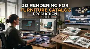 3D Rendering for Furniture Catalog Production