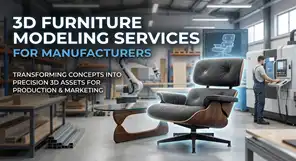 3D Furniture Modeling Services for Manufacturers