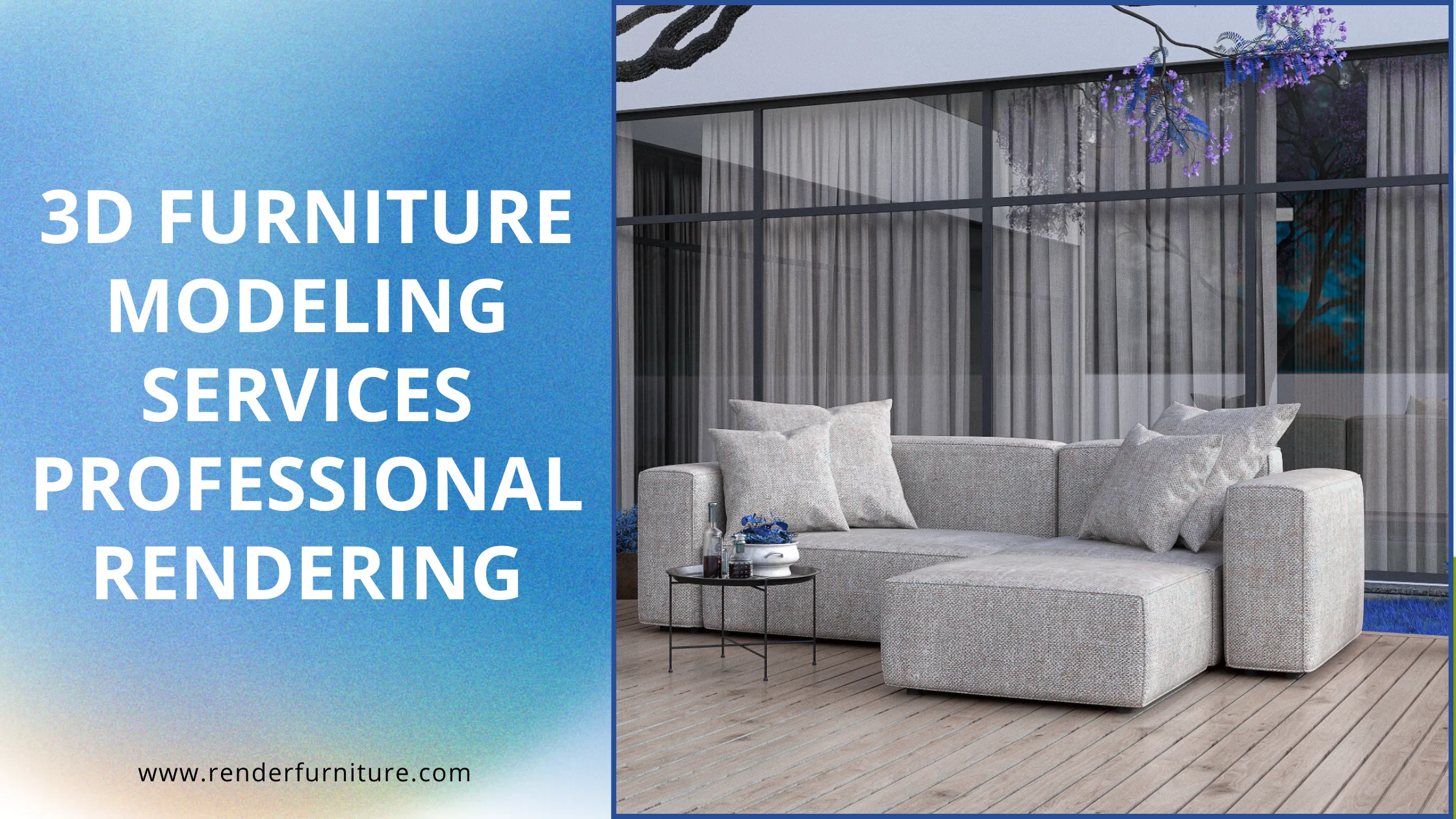 3D Furniture Modeling Services | Professional Rendering