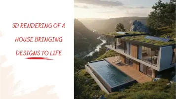 3d rendering of a house