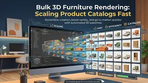 Bulk 3D Furniture Rendering: Scaling Product Catalogs Fast
