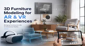 Discover how 3D furniture modeling for AR/VR helps brands build true-to-scale, real-time-ready models for immersive shopping experiences.