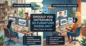 Should You Outsource 3D Furniture Modeling Pros, Cons & Costs