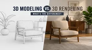 3D Modeling vs. 3D Rendering: What's the Difference?