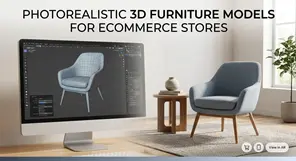 Photorealistic 3D Furniture Models for eCommerce Stores