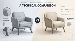 Polygon vs. Parametric Modeling for Furniture A Technical Comparison